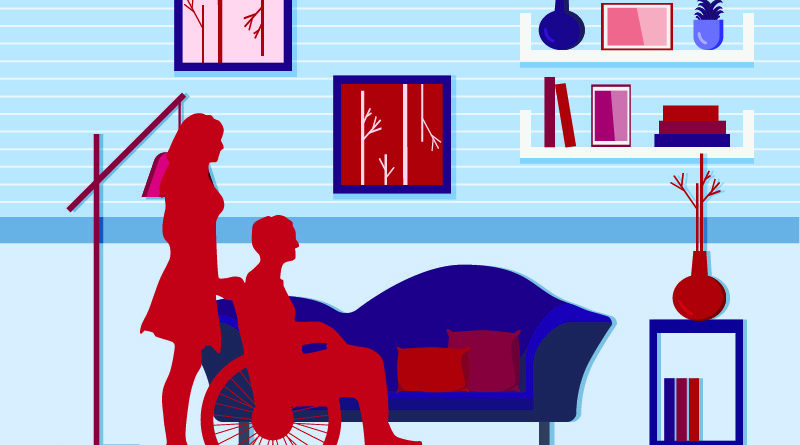 Illustration einer Wohnung