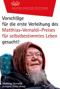 Anzeige für den Matthias-Vernaldi-Preis