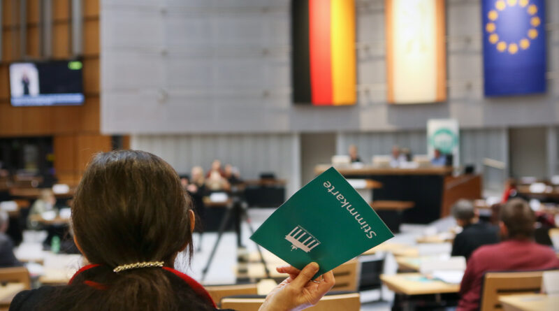 Abstimmung im Berliner Abgeordnetenhaus.