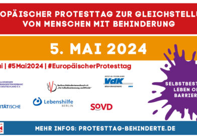 Demo Protesttag 5. Mai: „Selbstbestimmt Leben ohne Barrieren“