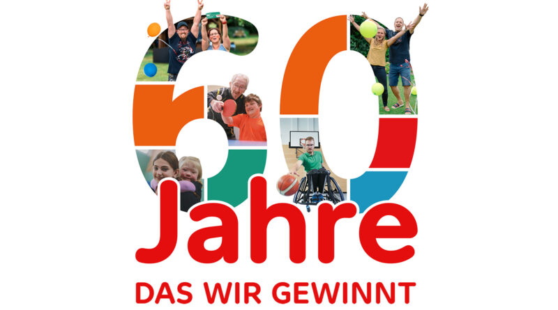 Gestaltetes Bild mit Menschen und Text "60 Jahre - das wir gewinnt"