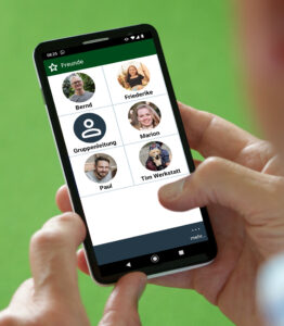 Das Telefon lässt sich individuell vereinfachen, je nach Grad der Einschränkung.