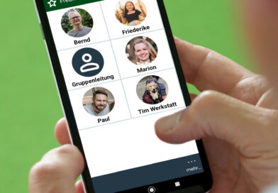 Das Telefon lässt sich individuell vereinfachen, je nach Grad der Einschränkung.