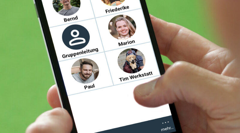 Das Telefon lässt sich individuell vereinfachen, je nach Grad der Einschränkung.