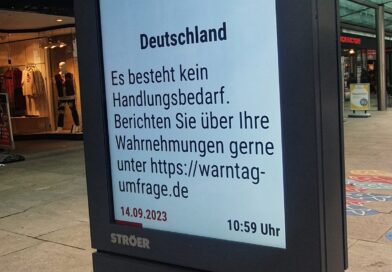 Digitale Werbetafel